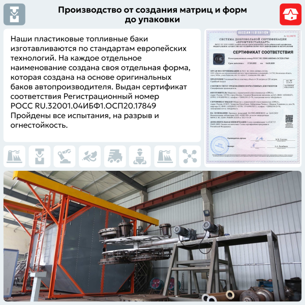 Топливный бак Toyota Yaris, 1999-2005 г.в. (bolt-on)