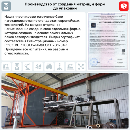 Топливный бак Hyundai Getz 2002-2011 г.в - 45 л. (bolt-on)